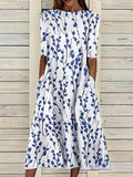 Roos | Jurk met Bloemenprint