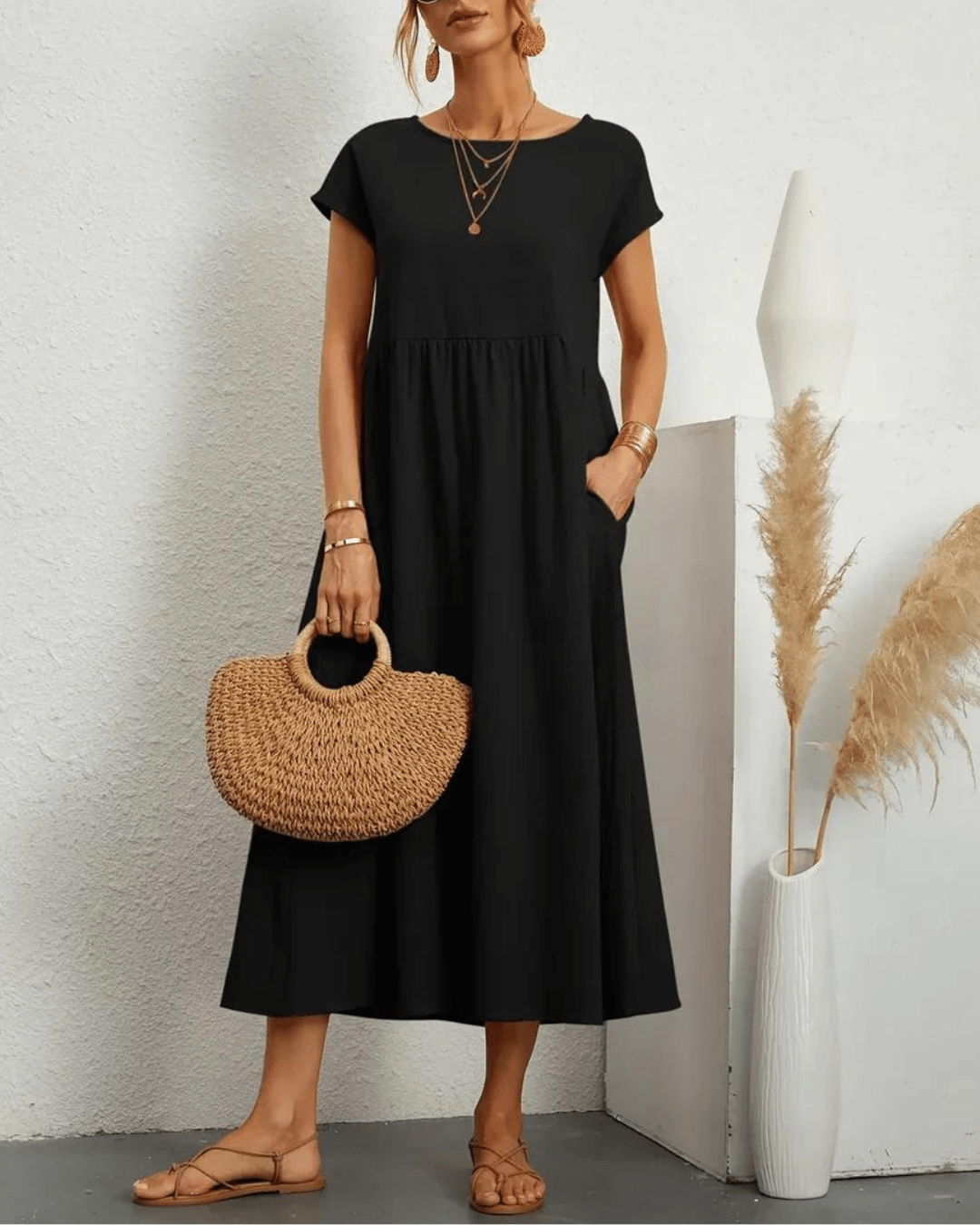 Anna™ | Comfortabele & Stijlvolle Zomerjurk