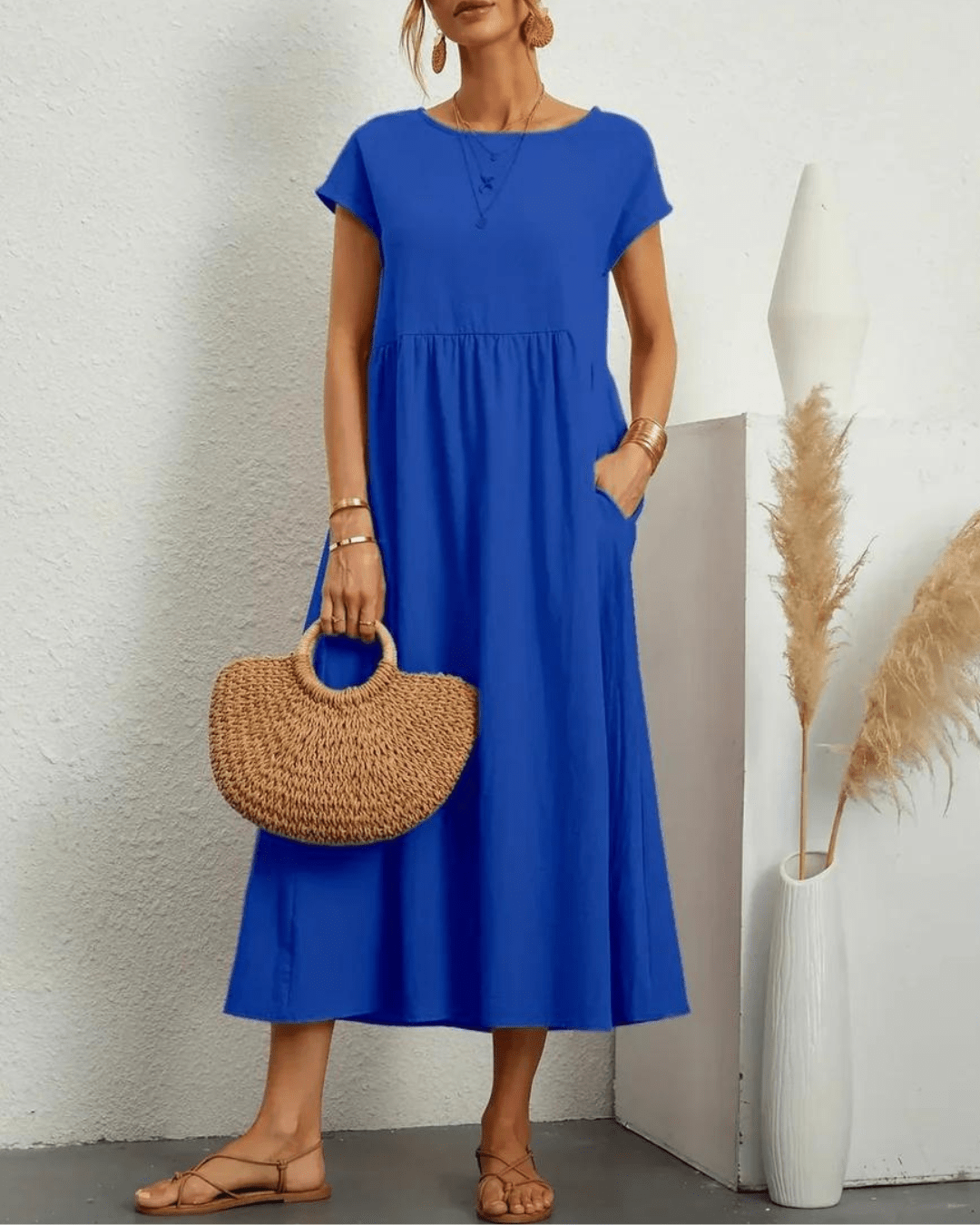 Anna™ | Comfortabele & Stijlvolle Zomerjurk