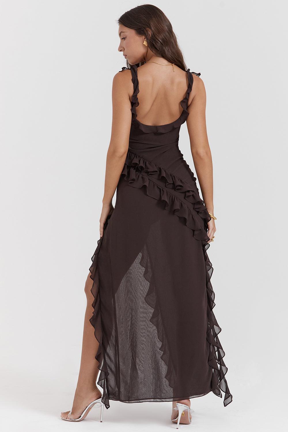 Sanne | Maxi gonna con ruches