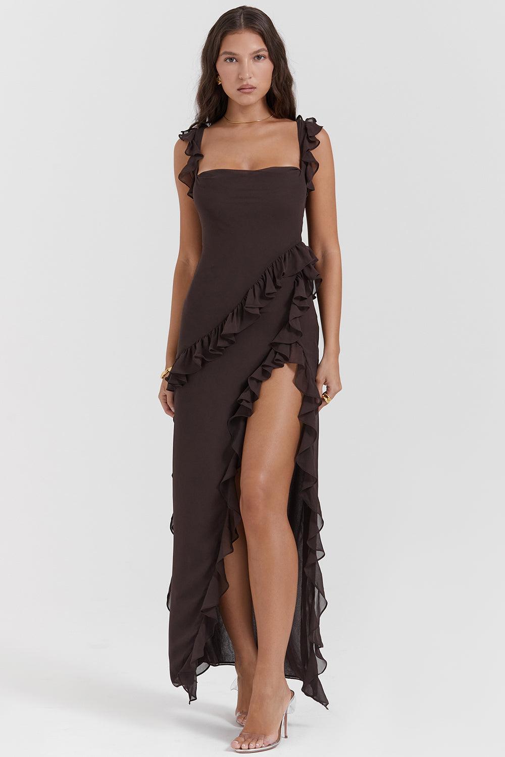 Sanne | Maxi gonna con ruches