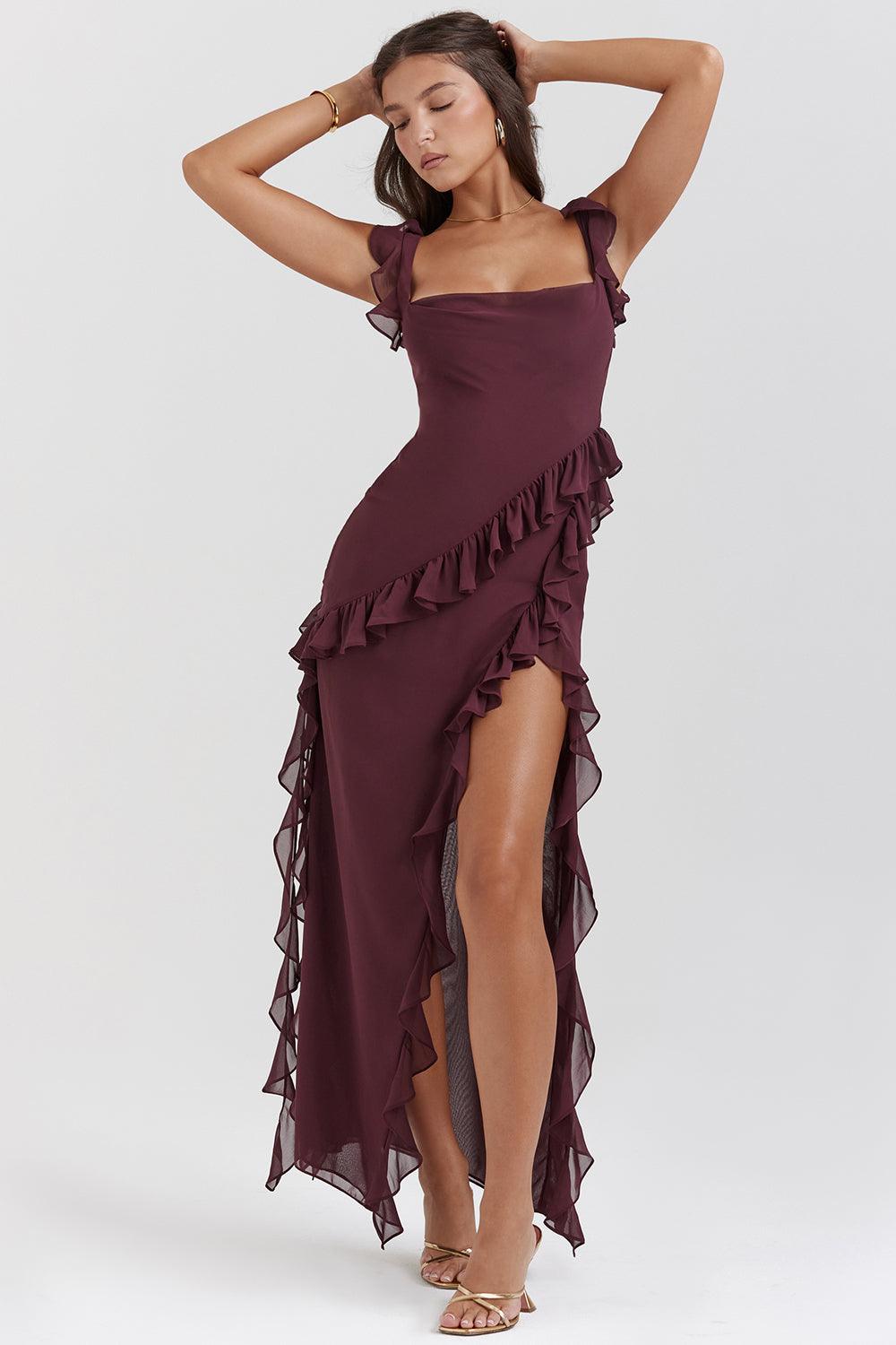 Sanne | Maxi gonna con ruches