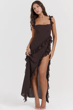 Sanne | Maxi gonna con ruches