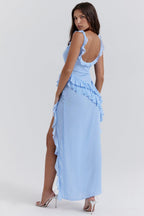 Sanne | Maxi gonna con ruches