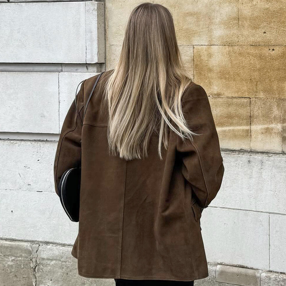 LALUNA® | BLAZER IN CAMOSCIO