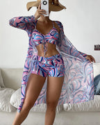 Lotte | 3-Delige Bikini Set met Print