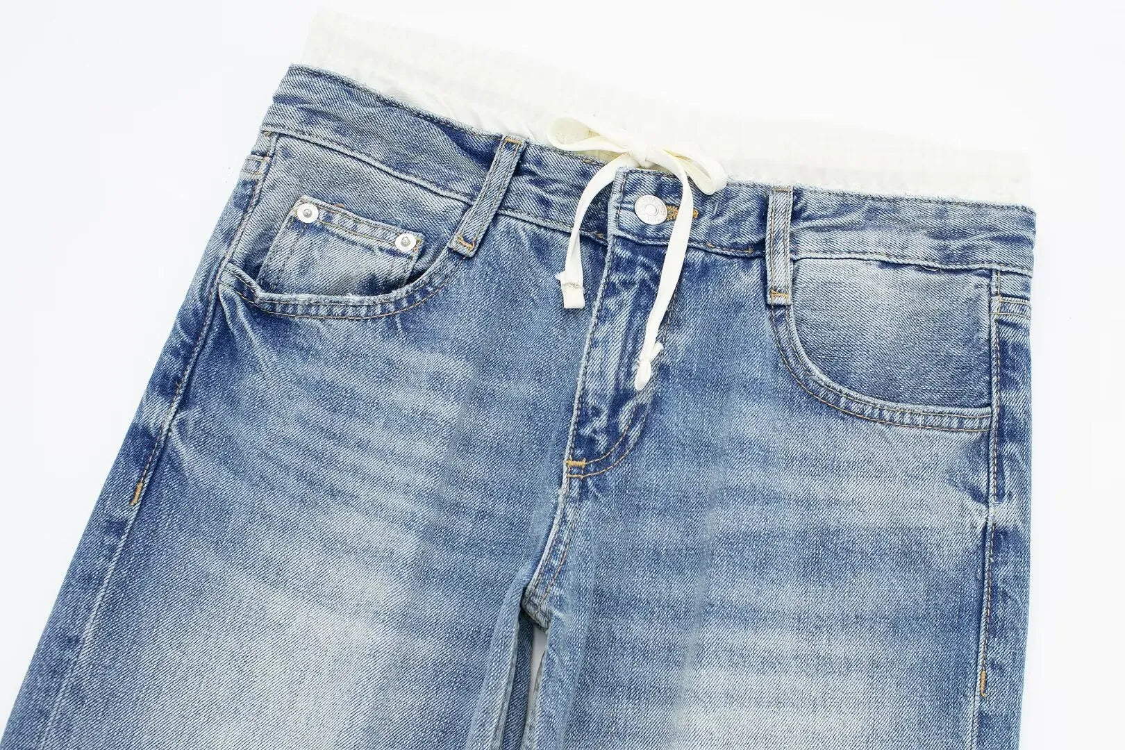 Anna | BOXER JEANS DRITTI BIANCHI