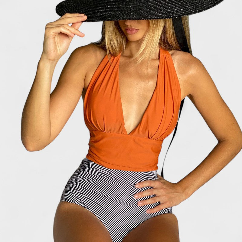 Joana - Elegante badedragt med høj talje