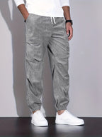 Laluna® | Broek di carico in velluto a coste