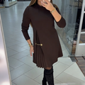 Isabelle™ – Abito elegante con dettagli pieghettati