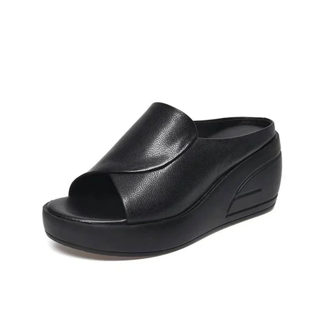 Emilia | Sandali Zeppa Comfort Senza Lacci