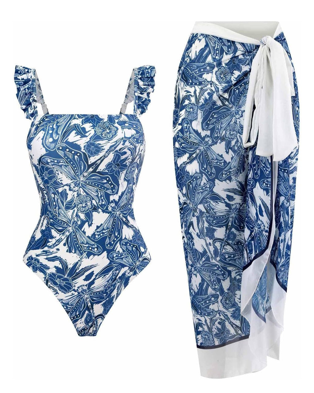 Bloom Set – Badpak con lange rok