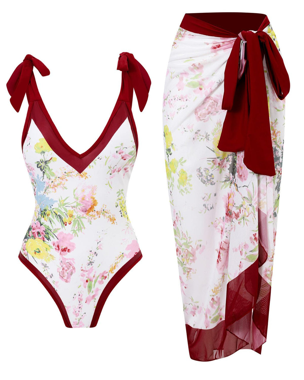 Bloom Set – Badpak con lange rok