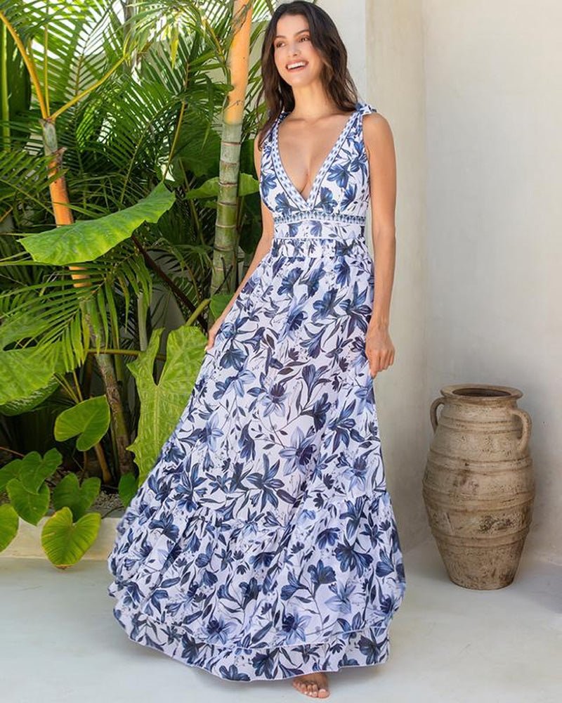 Bloom Set – Badpak con lange rok