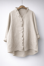 Raffaella | Camicia Elegante con Balze