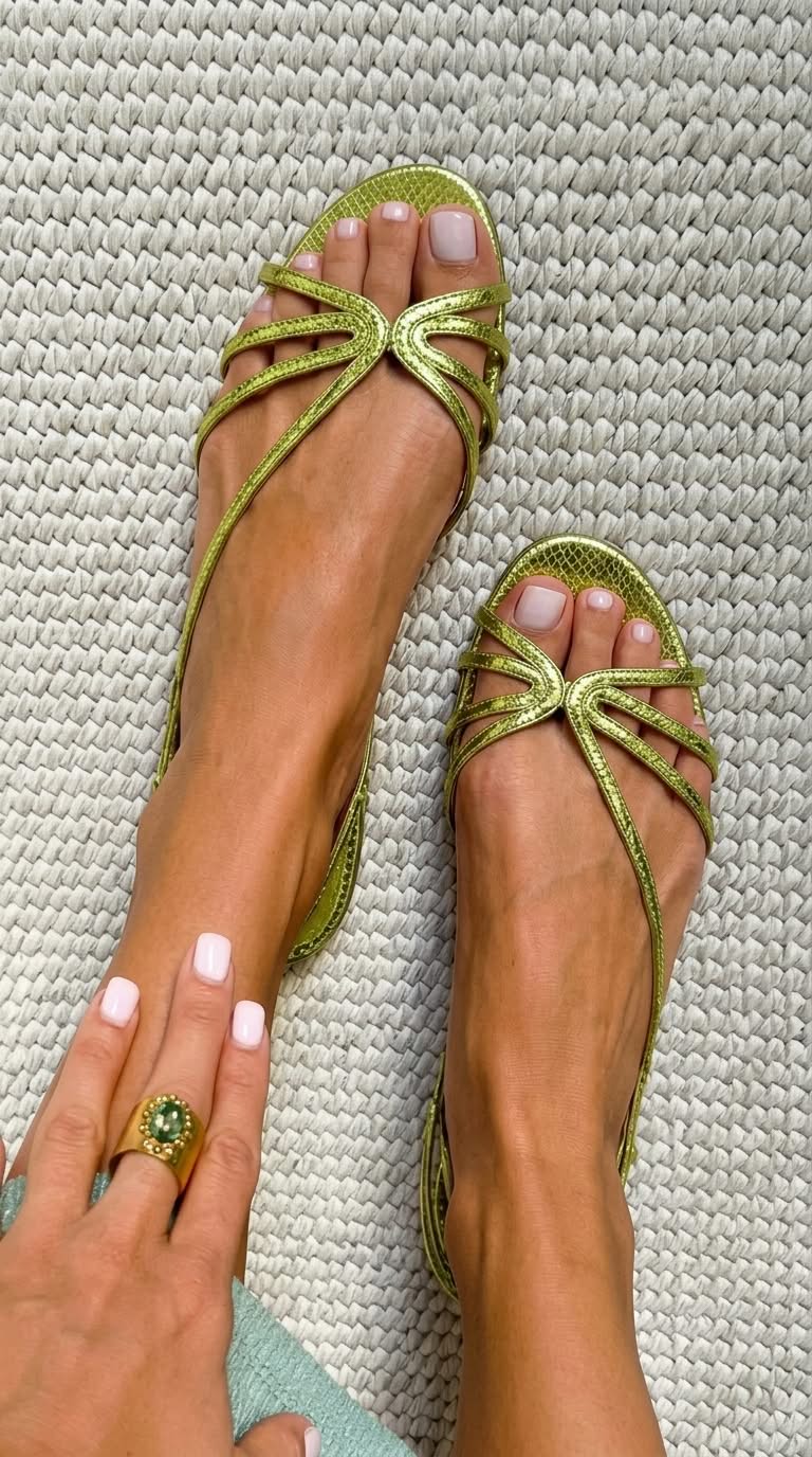 Ginevra | Gouden Elegante Zomersandalen