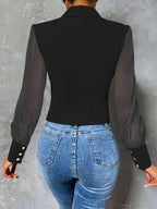 Yurelle™ – Camicetta elegante con fantasia