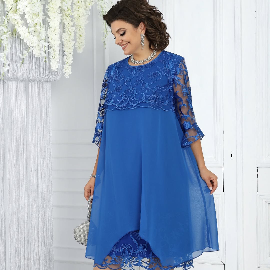 Lirona™ – Midikjole casual chic