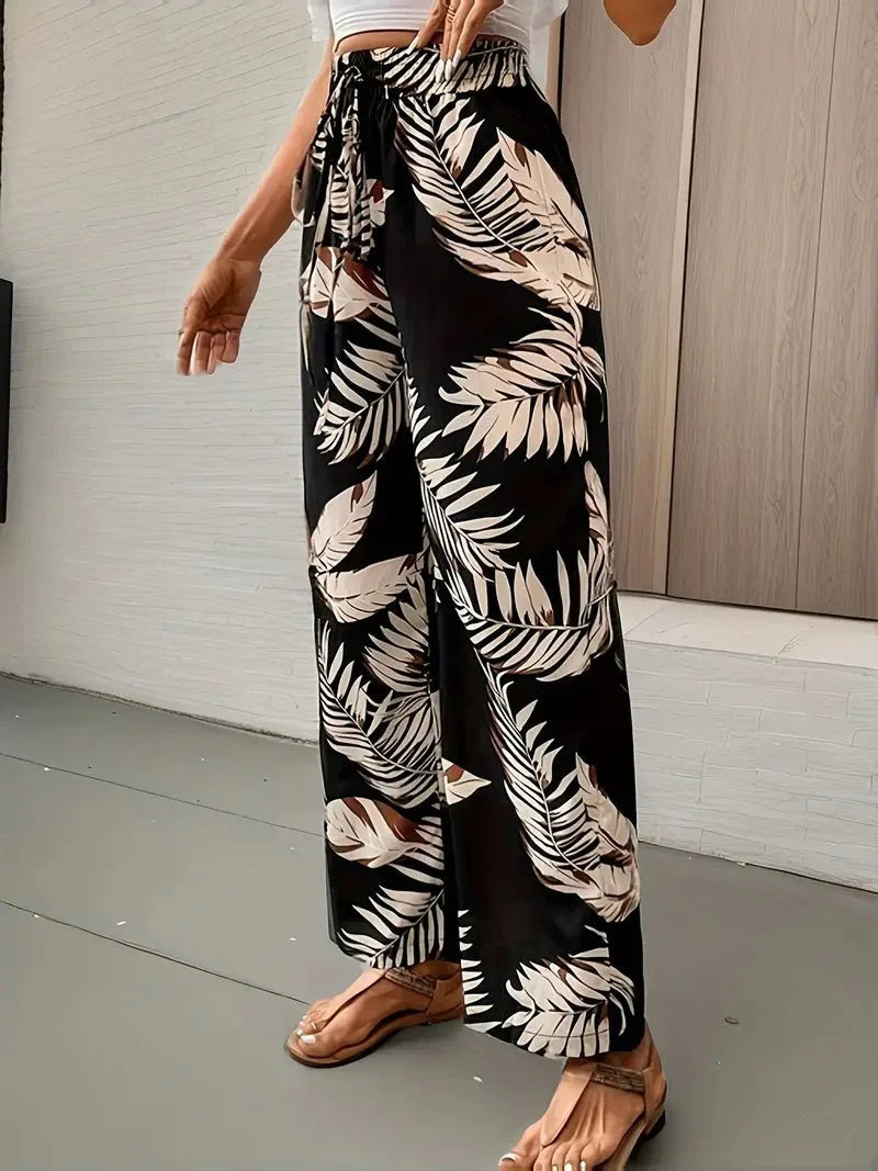 Camille™ | Luchtige Dames Zomerbroek ha incontrato Bloemenprint