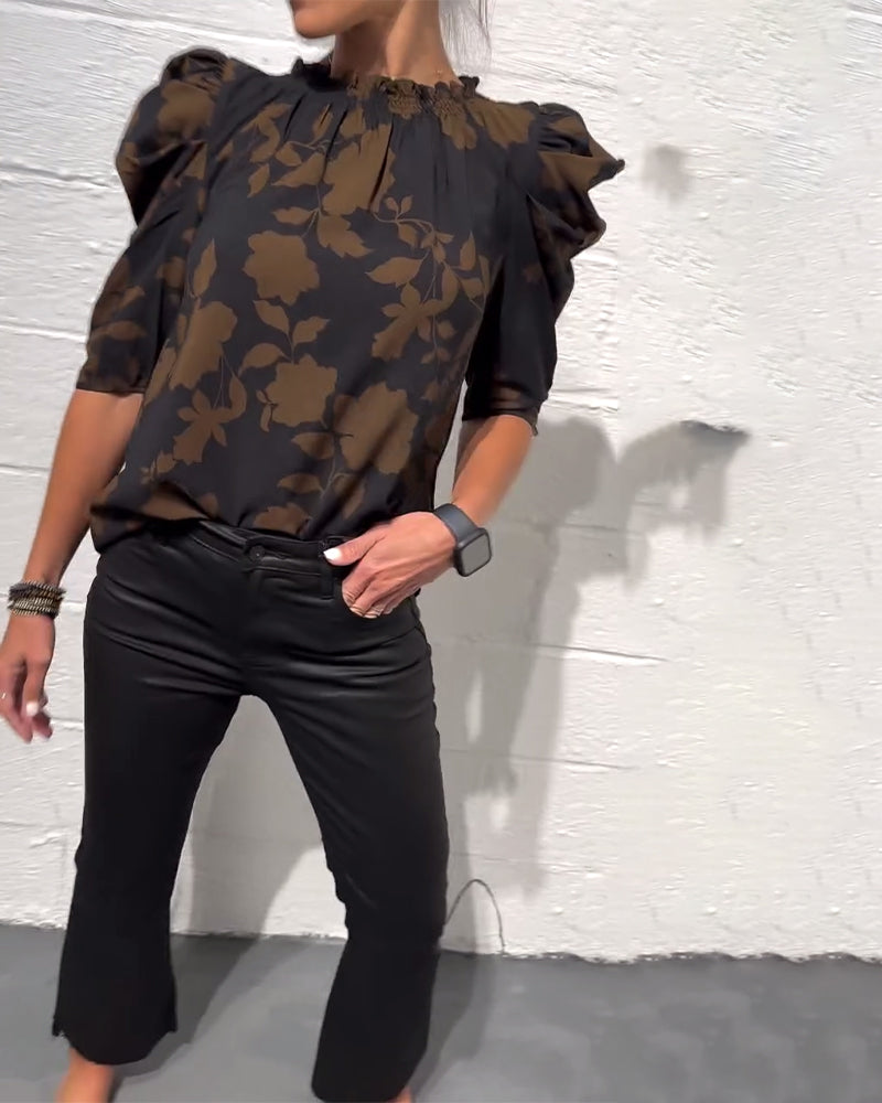 Nina | Blouse Pompmouw Ruche