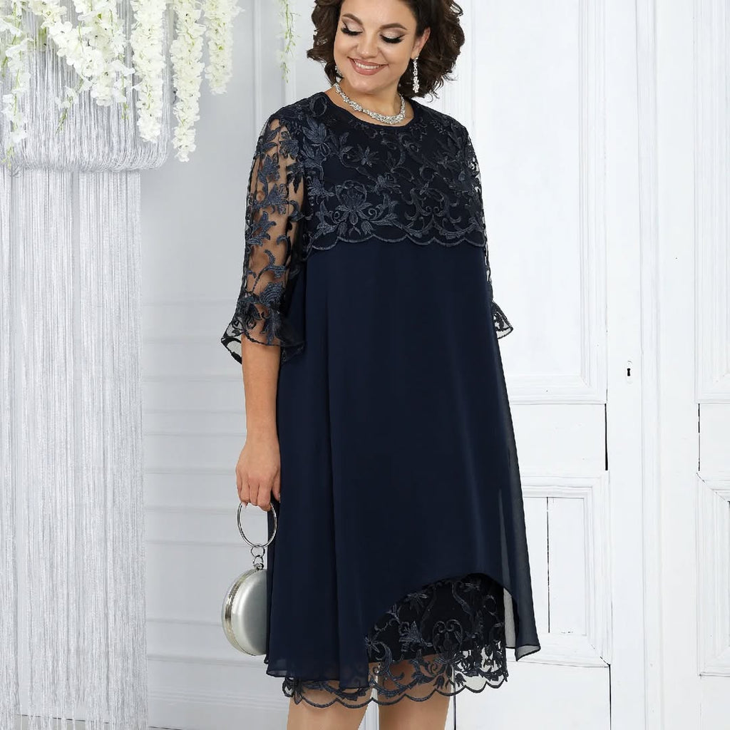 Lirona™ – Midikjole casual chic