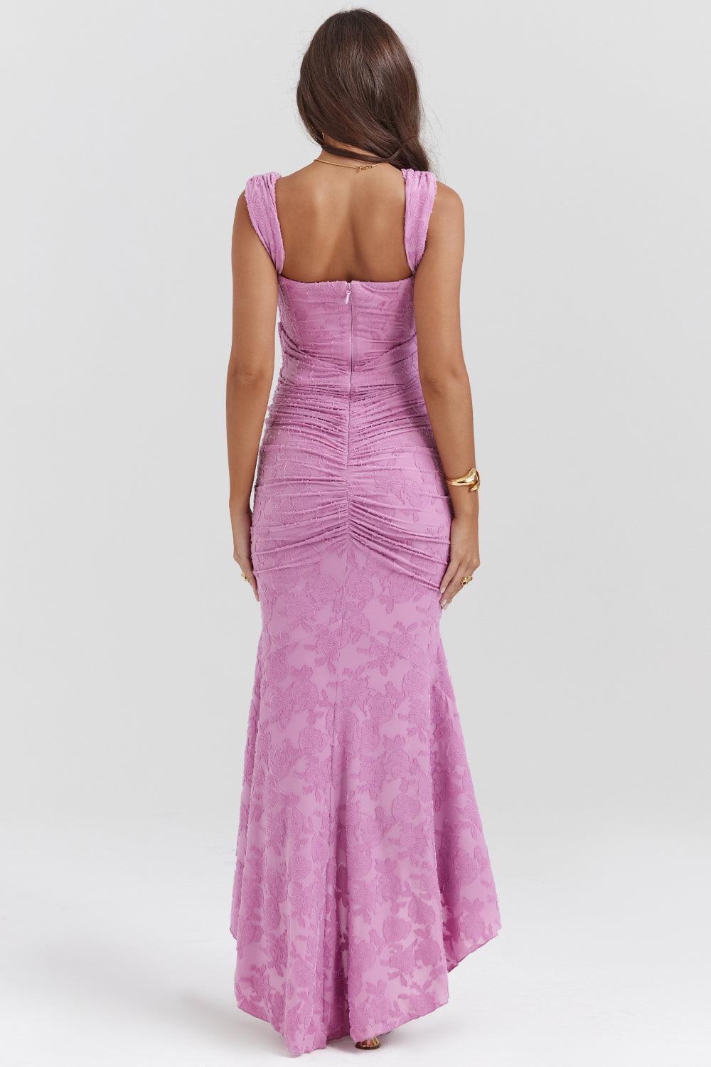 Anouk | Gettextureerd Maxi Jurk