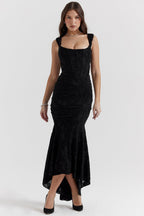 Anouk | Gettextureerd Maxi Jurk
