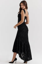 Anouk | Gettextureerd Maxi Jurk