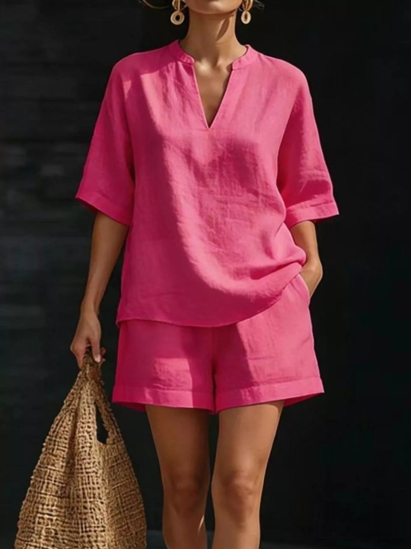 Bente | Top ha incontrato Kraag in Shortset