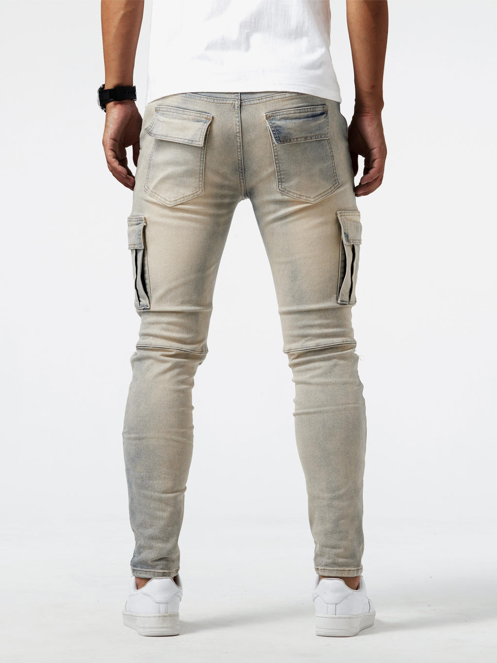 Laluna® | Slim Fit Cargo Jeans