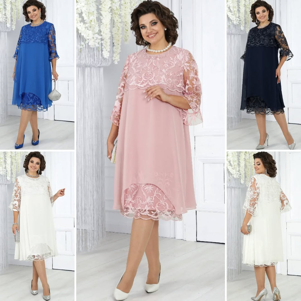 Lirona™ – Midikjole casual chic