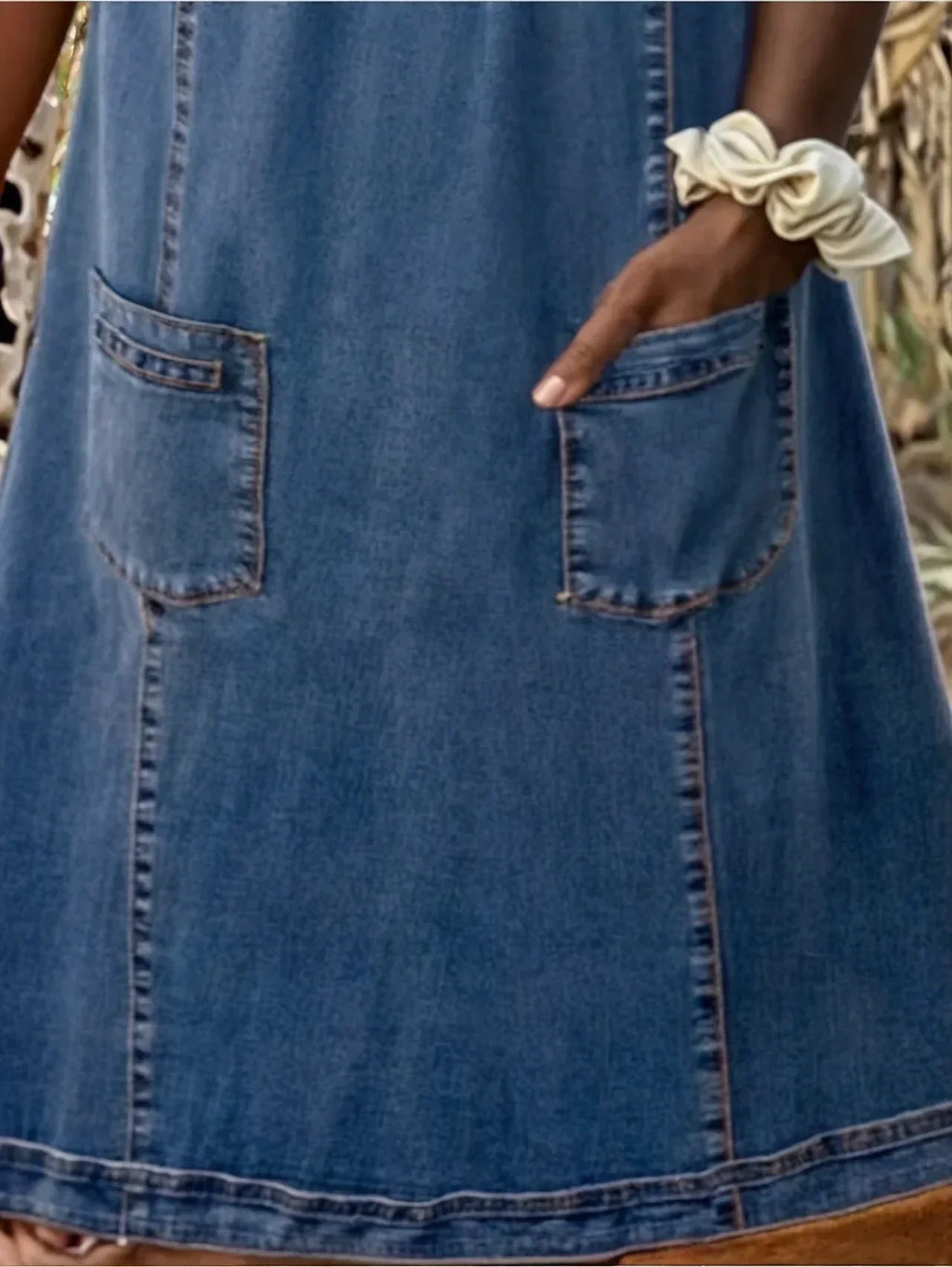 Elly™ - Pantaloni in denim color sangue