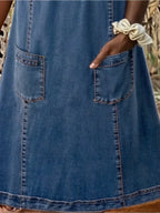Elly™ - Pantaloni in denim color sangue