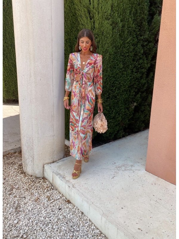 Danika | Il vestito elegante incontra l'uitsnijding