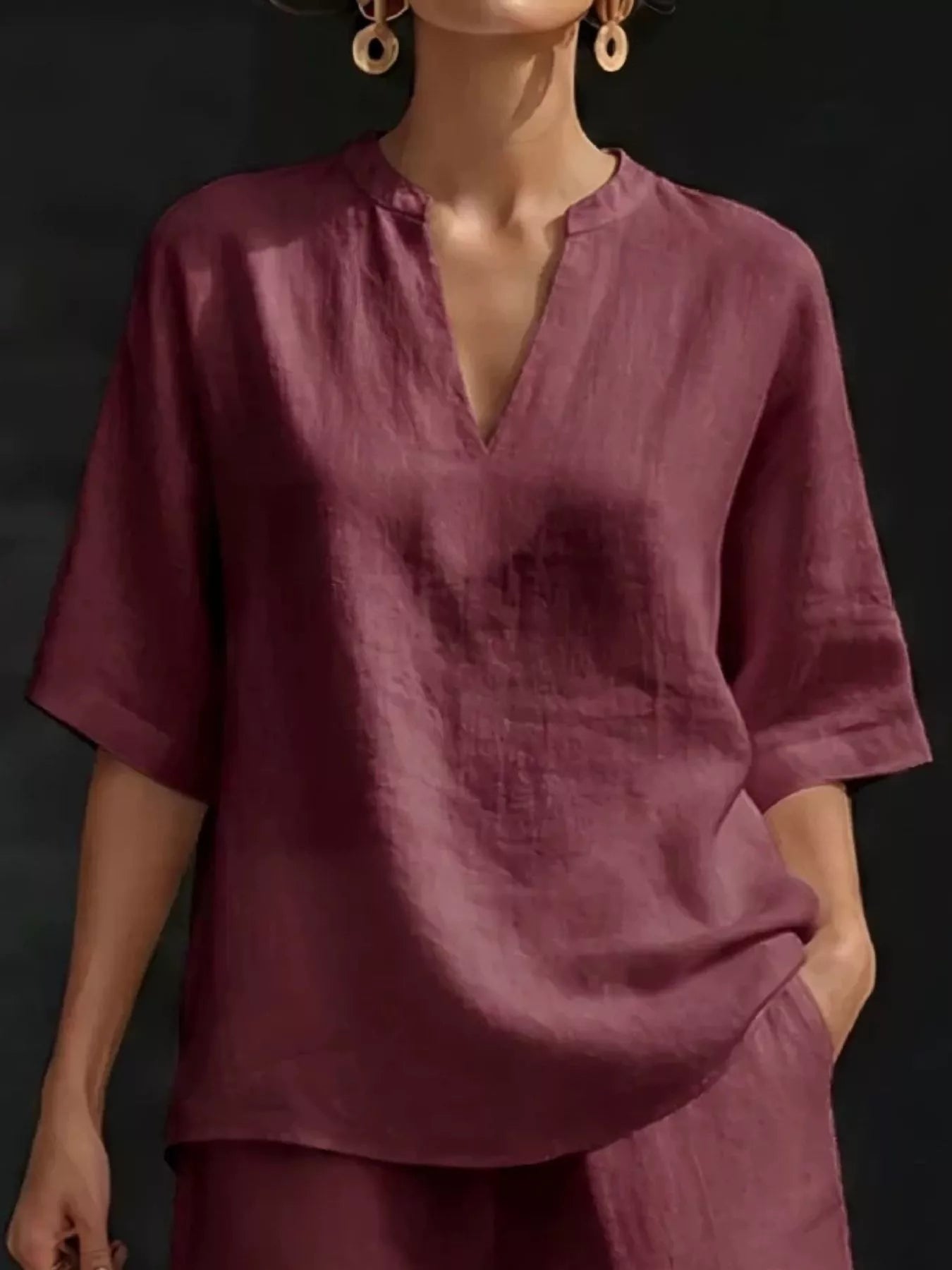 Bente | Top ha incontrato Kraag in Shortset