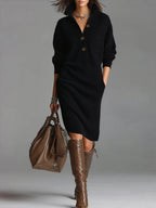 Fulvia | Abito Midi a Coste Chic