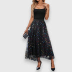 Darla™- Farverig polka dot nederdel