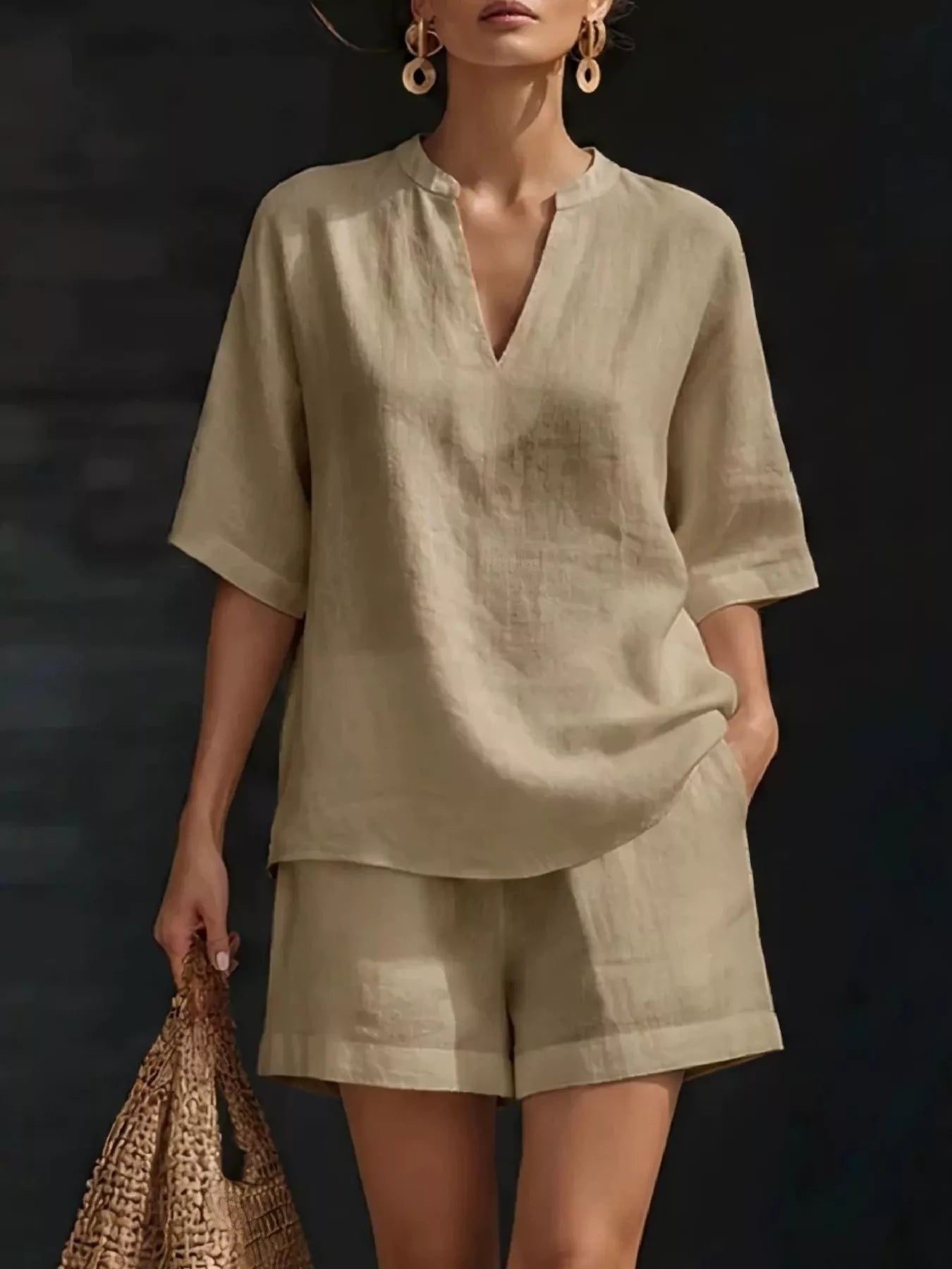 Bente | Top ha incontrato Kraag in Shortset