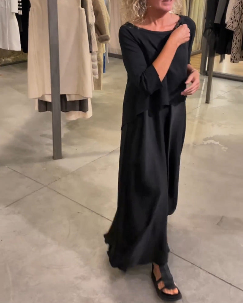 Ilse | Tweedelige Set met Strapless Jurk en Topje
