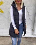 Julia | Mouwloze Gewatteerde Jas