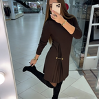 Isabelle™ – Abito elegante con dettagli pieghettati