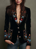 Apollonia | Blazer Ricamato Floreale Multicolore