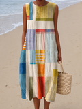 Wilma | Abito Midi Geometrico