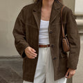 LALUNA® | BLAZER IN CAMOSCIO