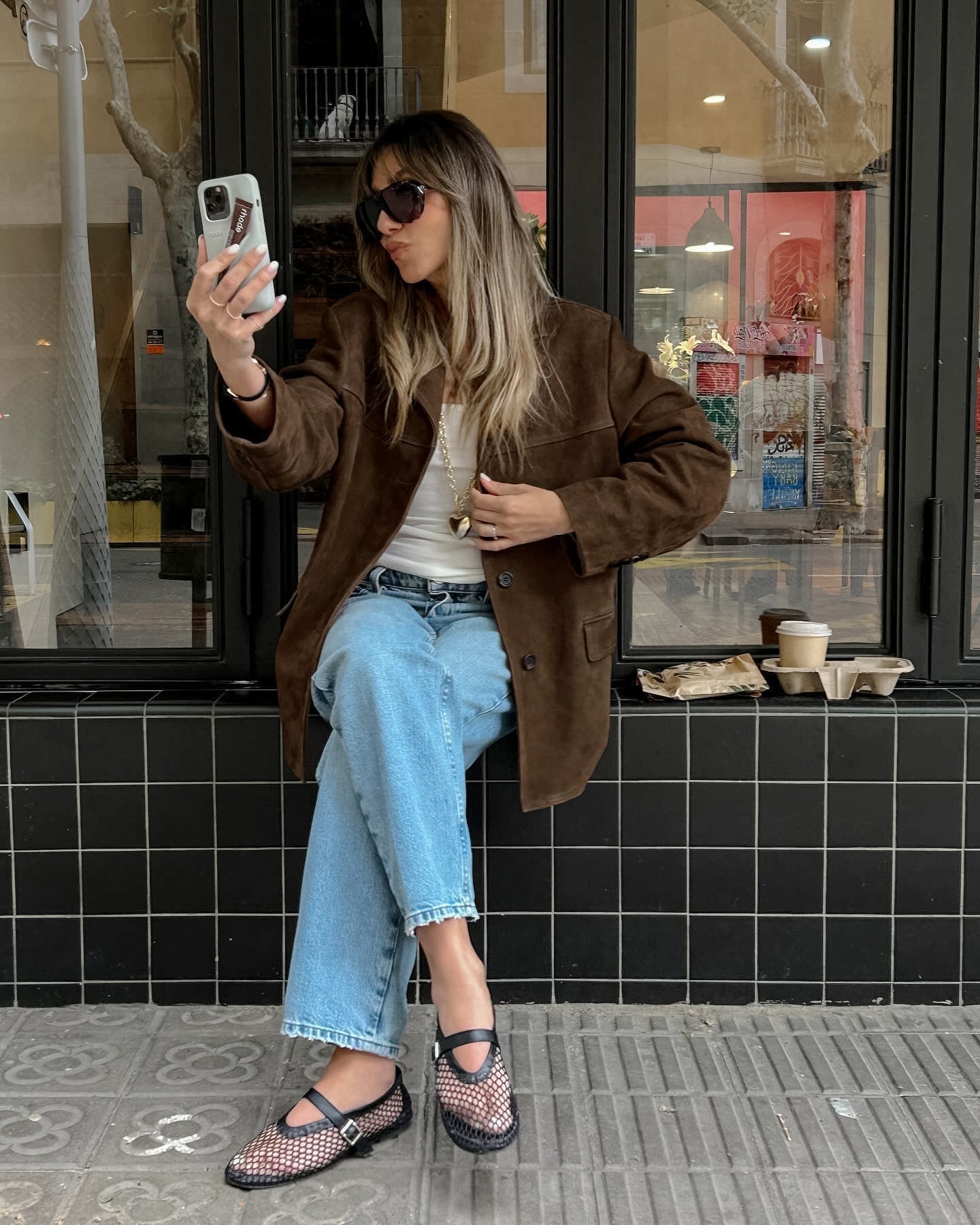 LALUNA® | BLAZER IN CAMOSCIO