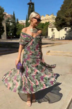 Elodie | Elegante maxi-jurk incontra V-hals