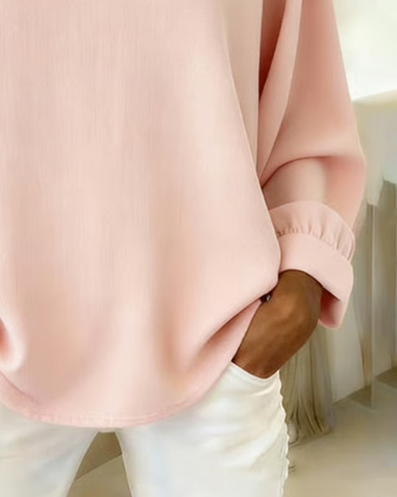 Lunaria™ – Blusa di sangue con Rynkede Manchetter