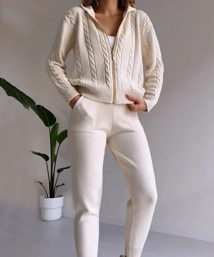 SET IN MAGLIA TWEEDELIGE LUXE