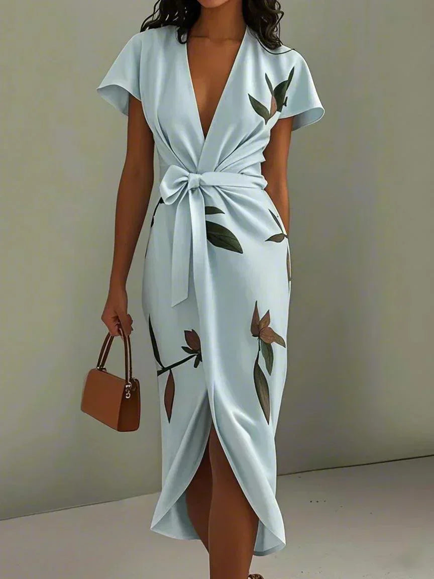 Elin™ | Elegante stampa floreale con stampa floreale