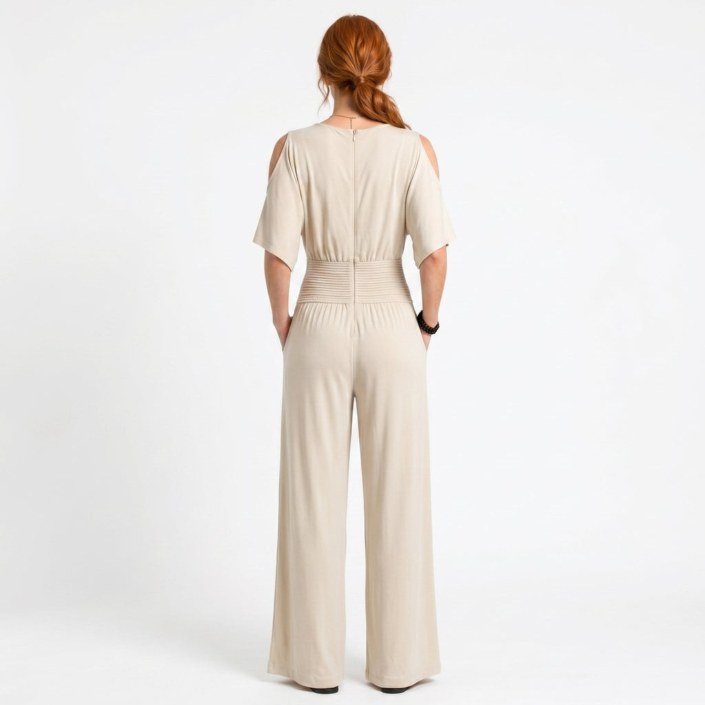 Beatriz - Tuta volante con elegante krydsudskæring